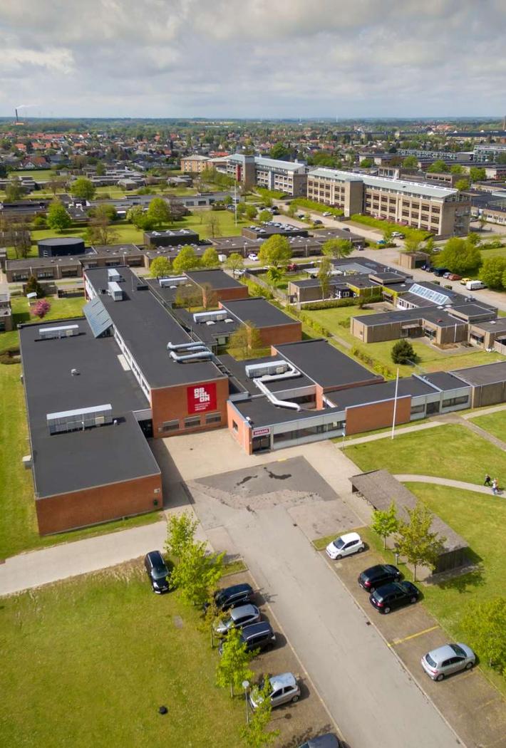 Campus Næstved fra luften