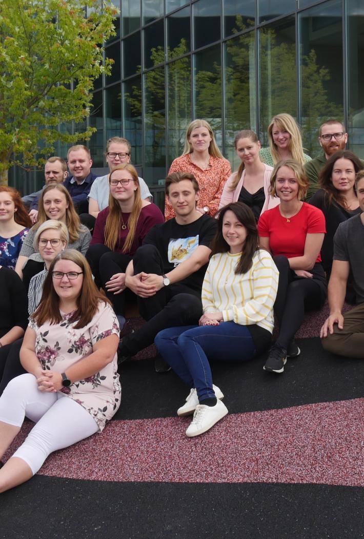 Gruppefoto af Absalons studenterambassadører 