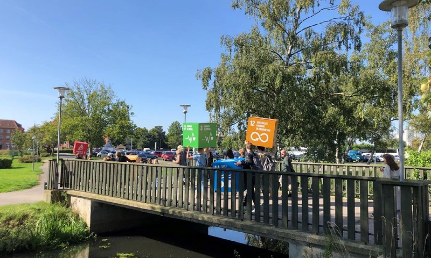 Studerende deltog på Videnbasar i Guldborgsund Kommune