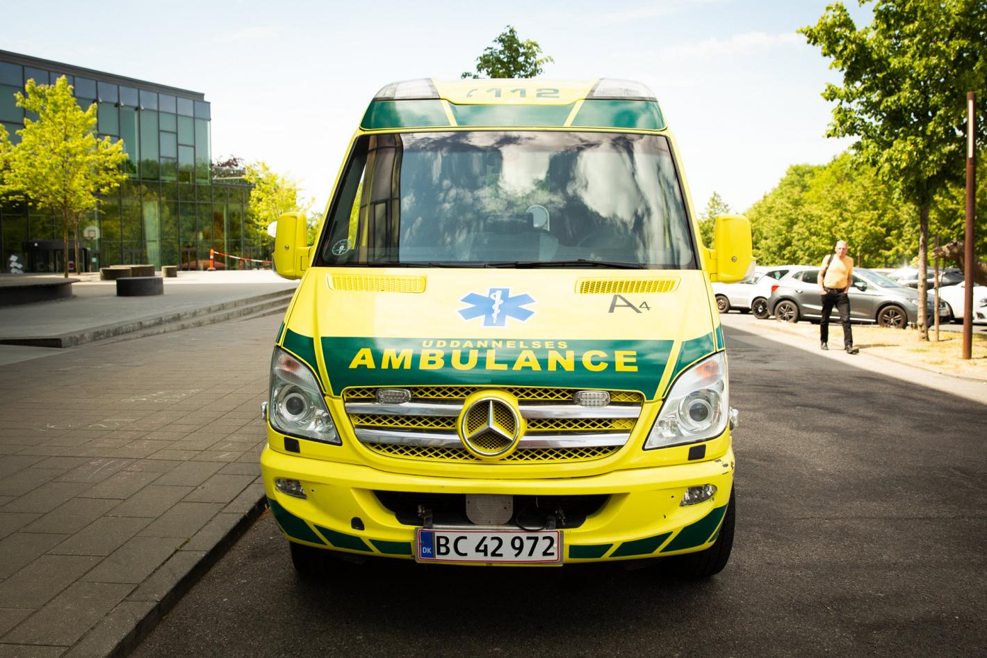 Foto af ambulance