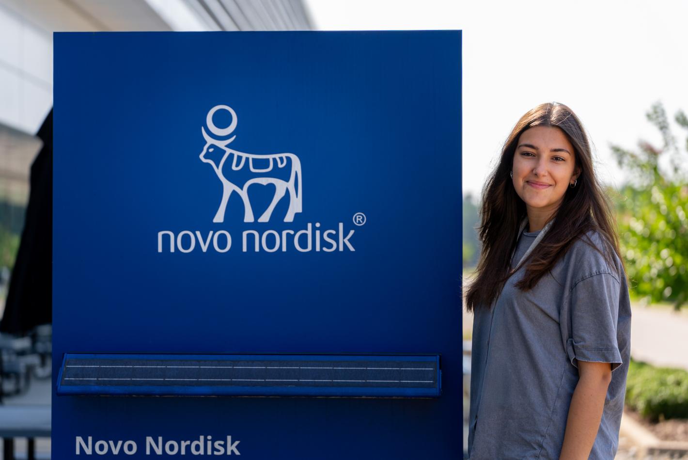 Raquel var i praktik i North Carolina hos Novo Nordisk