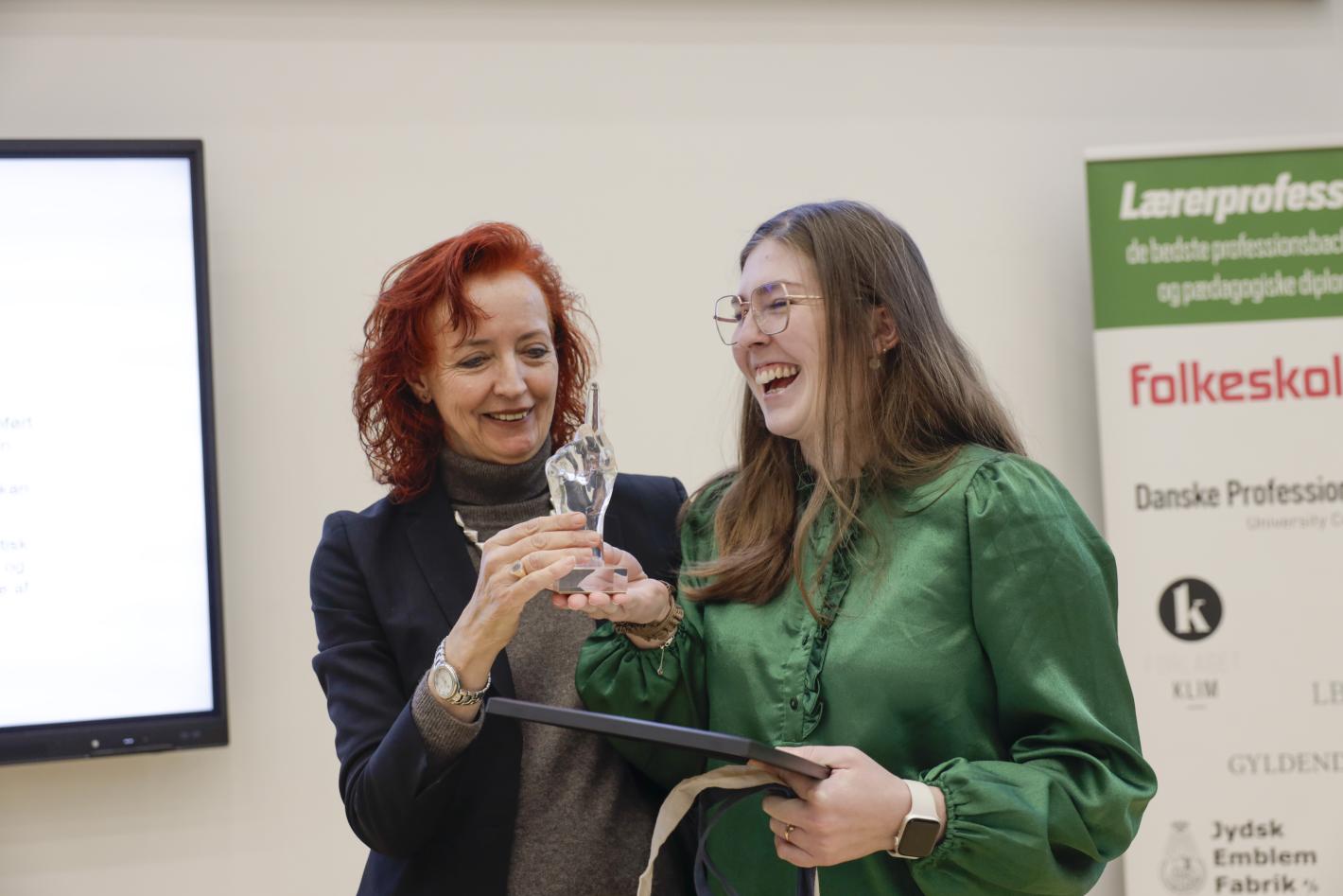 Prisvinder ved årets prisuddeling på lærerprofession.dk