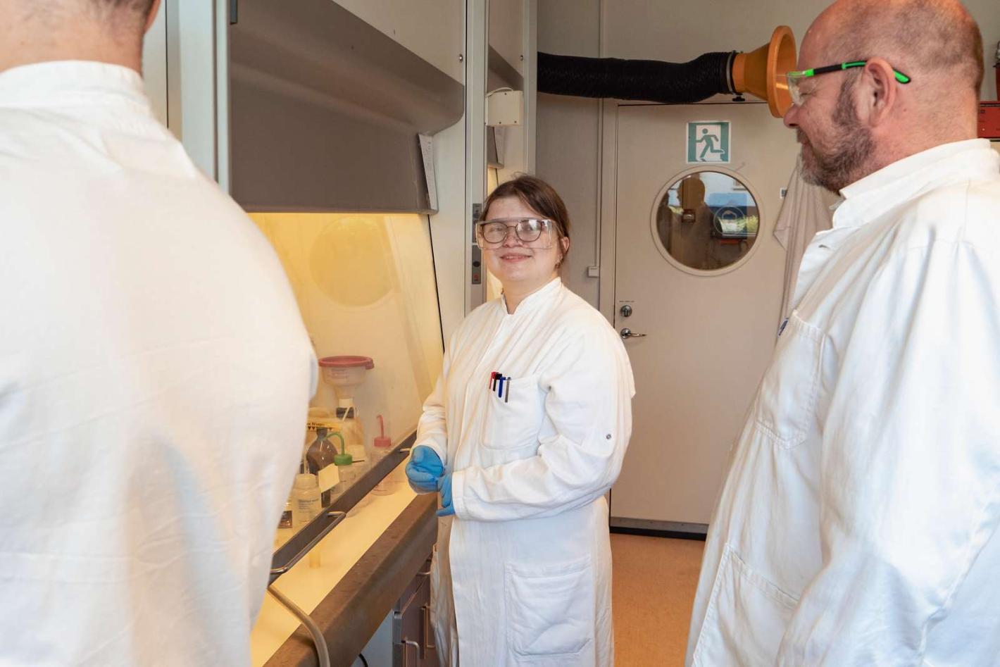 Daria i laboratoriet hos lundbeck