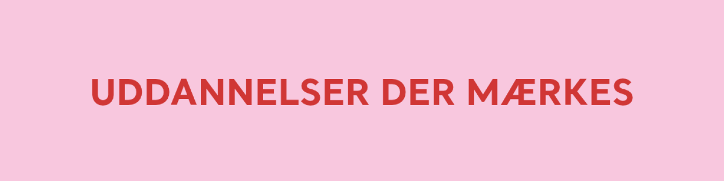 Banner uddannelser der mærkes