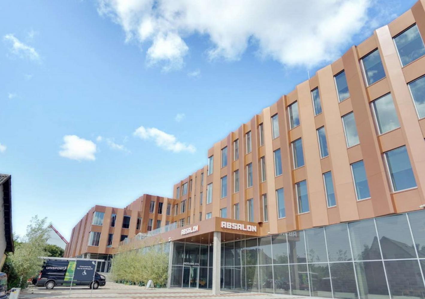 Hovedindgang på Campus Slagelse