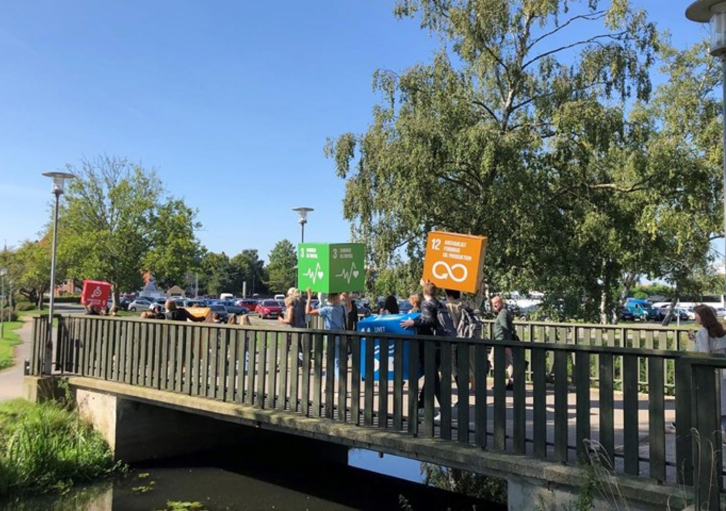Studerende deltog på Videnbasar i Guldborgsund Kommune