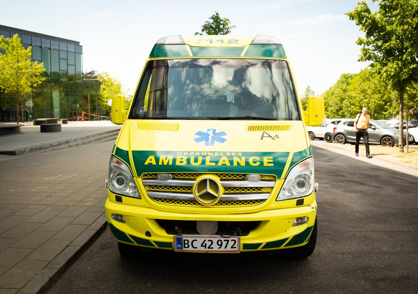 Foto af ambulance