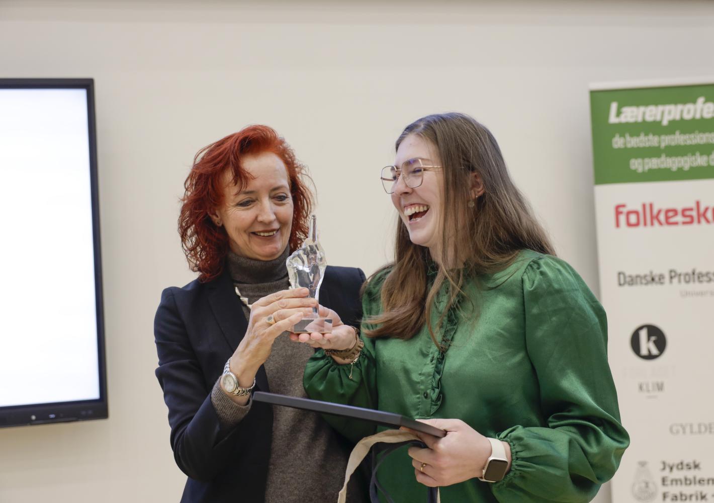 Prisvinder ved årets prisuddeling på lærerprofession.dk