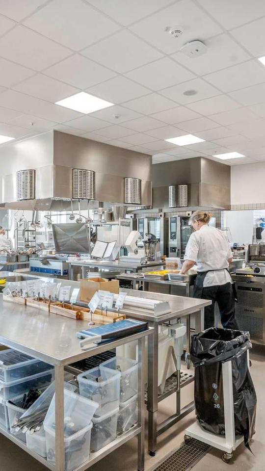 Køkkenet i Slagelse kantine