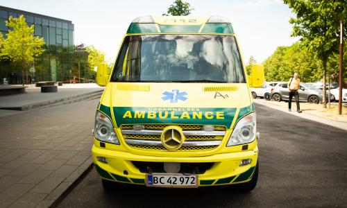 Foto af ambulance